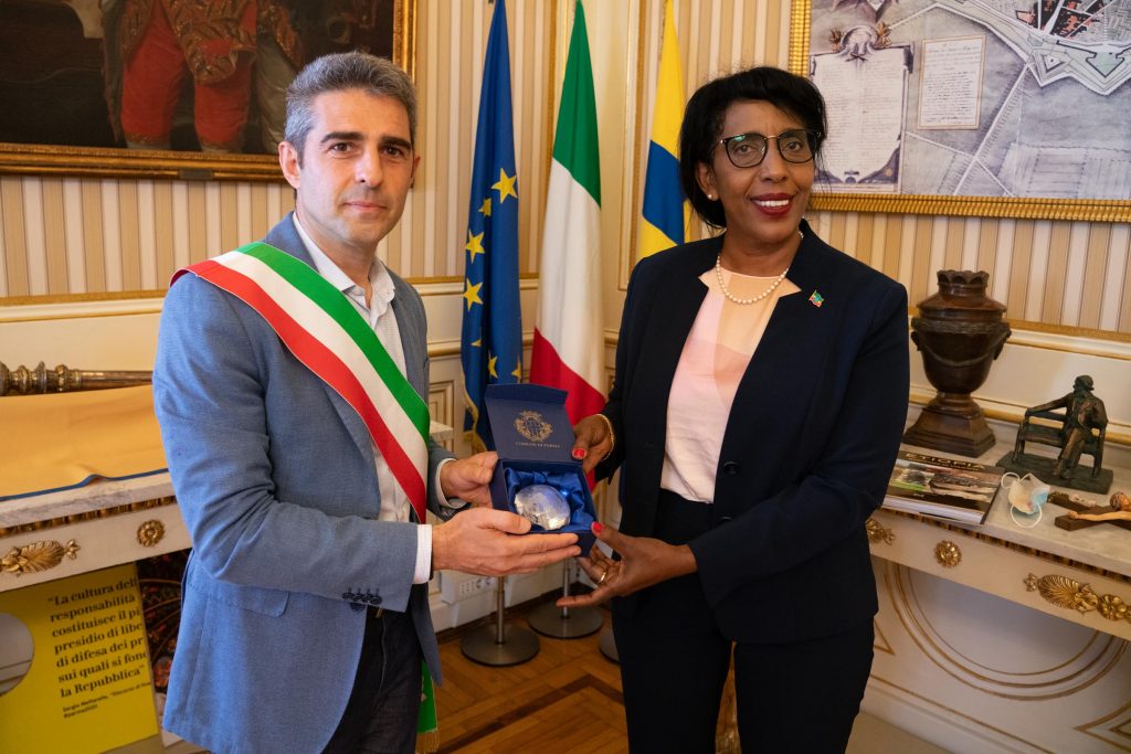 L’Ambasciatrice d’Etiopia in Italia in municipio a Parma