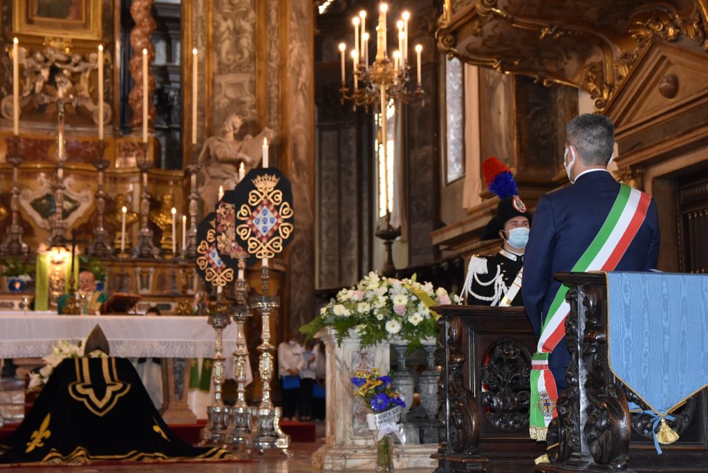 Rientro nella Basilica Magistrale di Santa Maria della Steccata dei resti di Alessandro Farnese e della principessa Maria del Portogallo