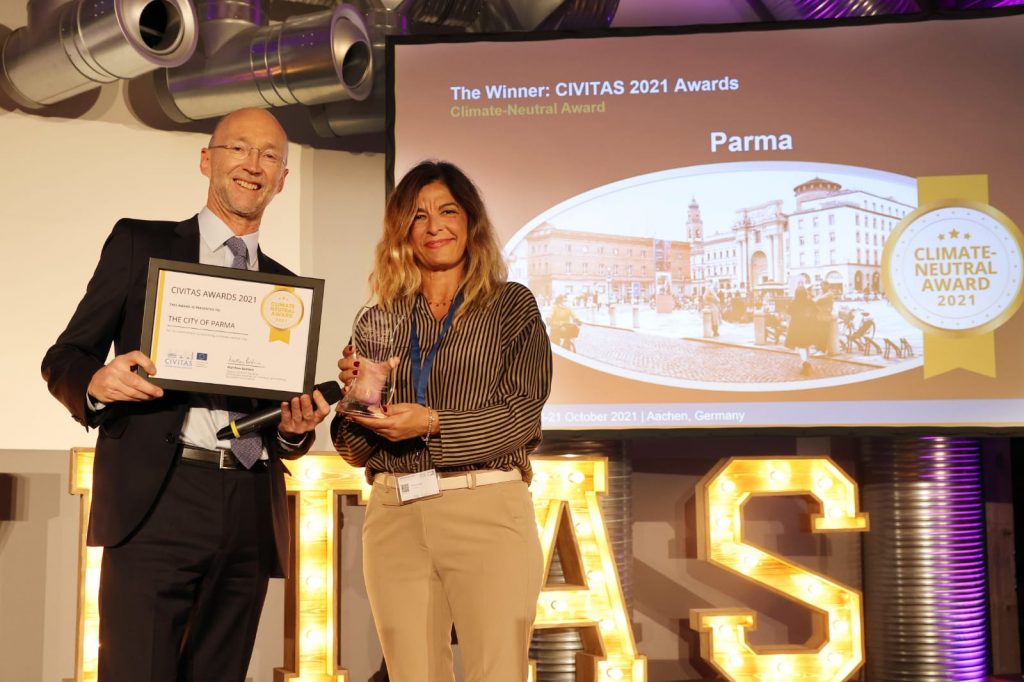 Parma vince il premio europeo CIVITAS per il suo impegno per rendere il territorio Carbon Neutral