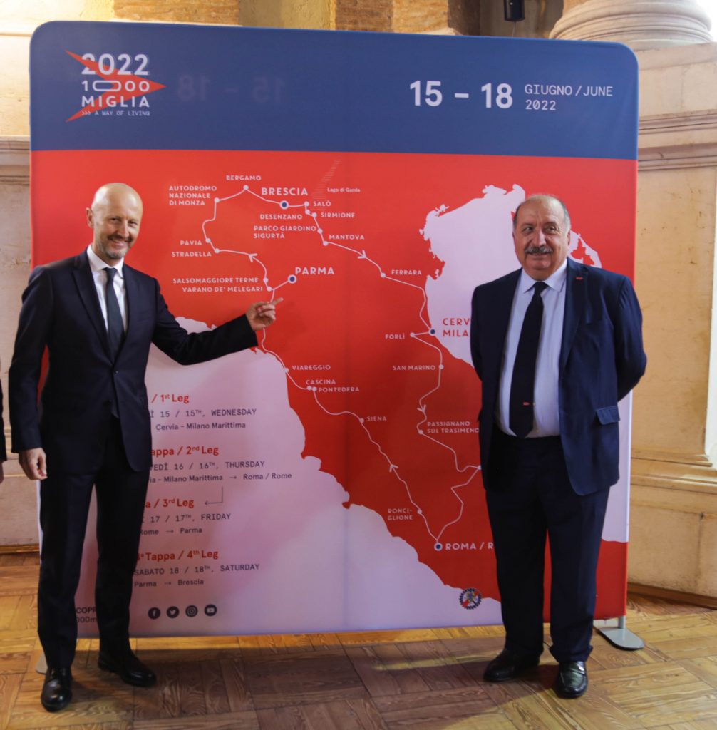 La 1000 Miglia per l’ottavo anno consecutivo tonerà in città