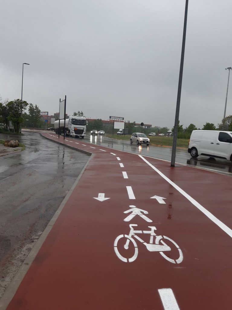 Nuove ciclabili via Carra e via Casello Poldi