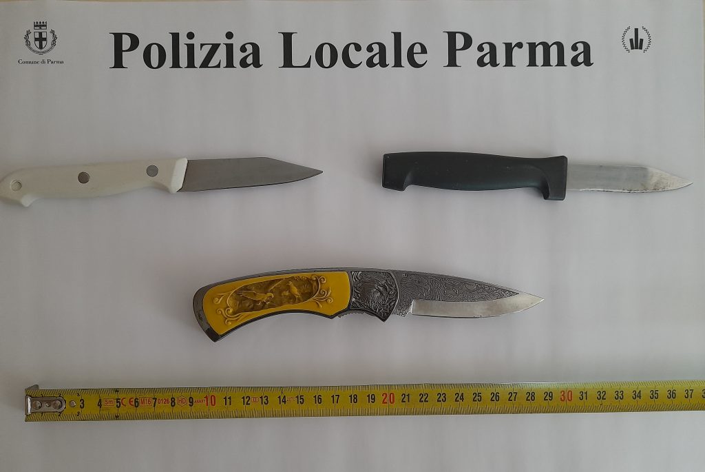 Controlli negli argini dei torrenti Baganza e Parma: rimossi accampamenti abusivi e sequestrate armi da taglio