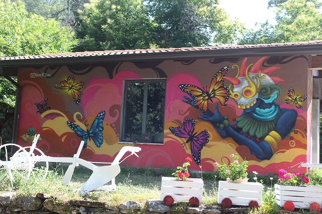 Al Borgo degli Artisti di Mossale inaugurate le opere di graffiti