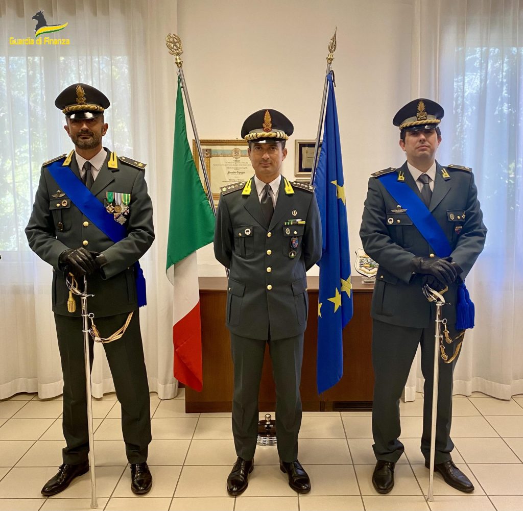 Avvicendamento alla guida del gruppo della Guardia di Finanza di Parma
