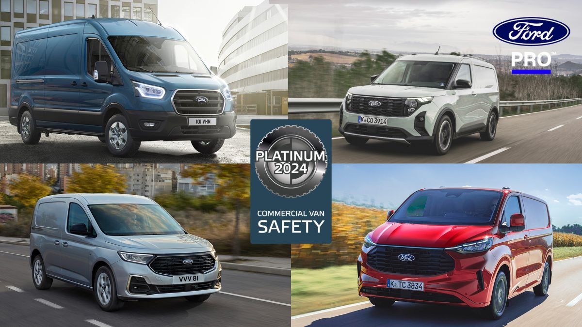 Intera gamma Ford Transit ottiene valutazione Platinum Euro NCAP Intera gamma Ford Transit ottiene valutazione Platinum Euro NCAP