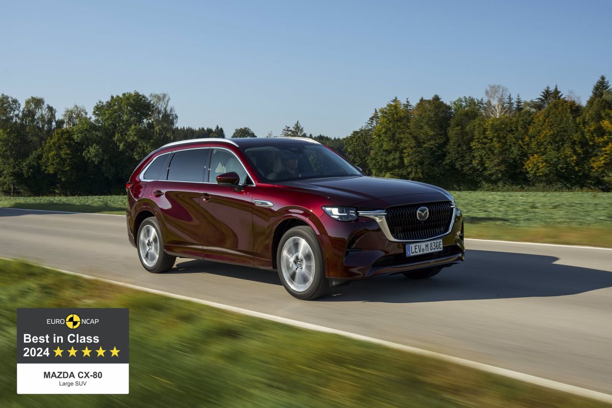 Mazda CX-80 “Best in Class” tra i grandi SUV secondo Euro NCAP Mazda CX-80 “Best in Class” tra i grandi SUV secondo Euro NCAP