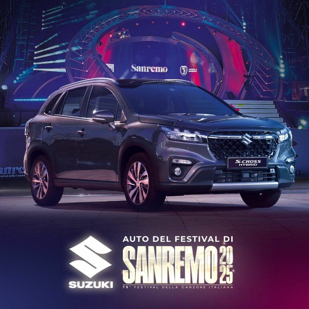 Suzuki è l’Auto del 75° festival di Sanremo