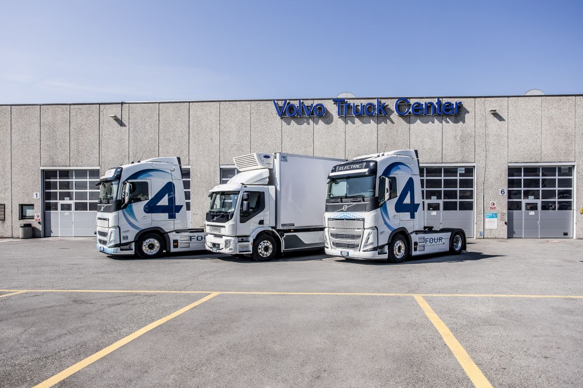 Volvo Trucks Italia prosegue partnership con Four Sustainable Logistics Volvo Trucks Italia prosegue partnership con Four Sustainable Logistics