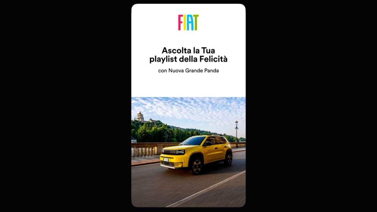 Fiat Grande Panda lancia con Spotify la playlist della felicità Fiat Grande Panda lancia con Spotify la playlist della felicità