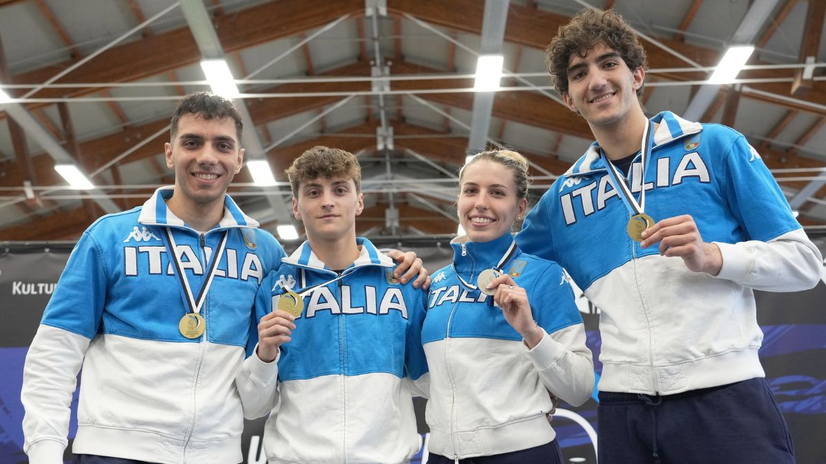 Lombardi medaglia d’oro nel fioretto agli Europei Under 23 Lombardi medaglia d’oro nel fioretto agli Europei Under 23
