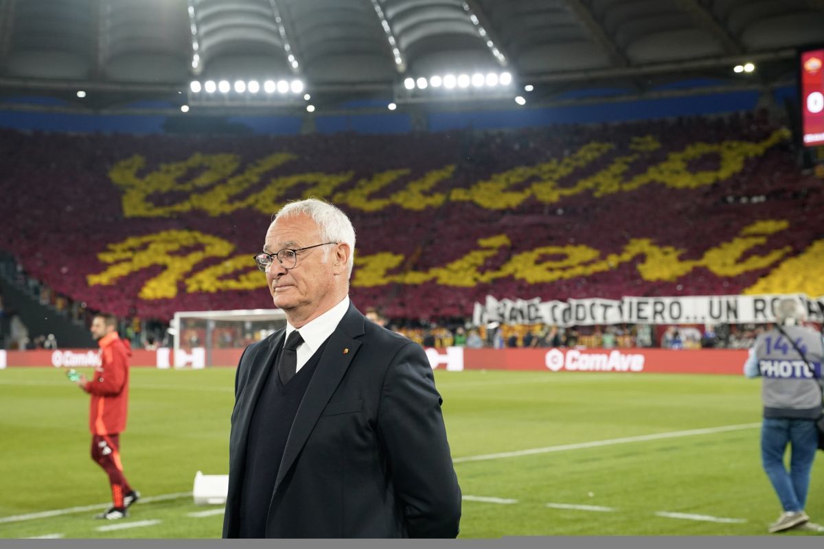 Ranieri “Ringrazio i tifosi, la Roma ha dato e darà tutto”