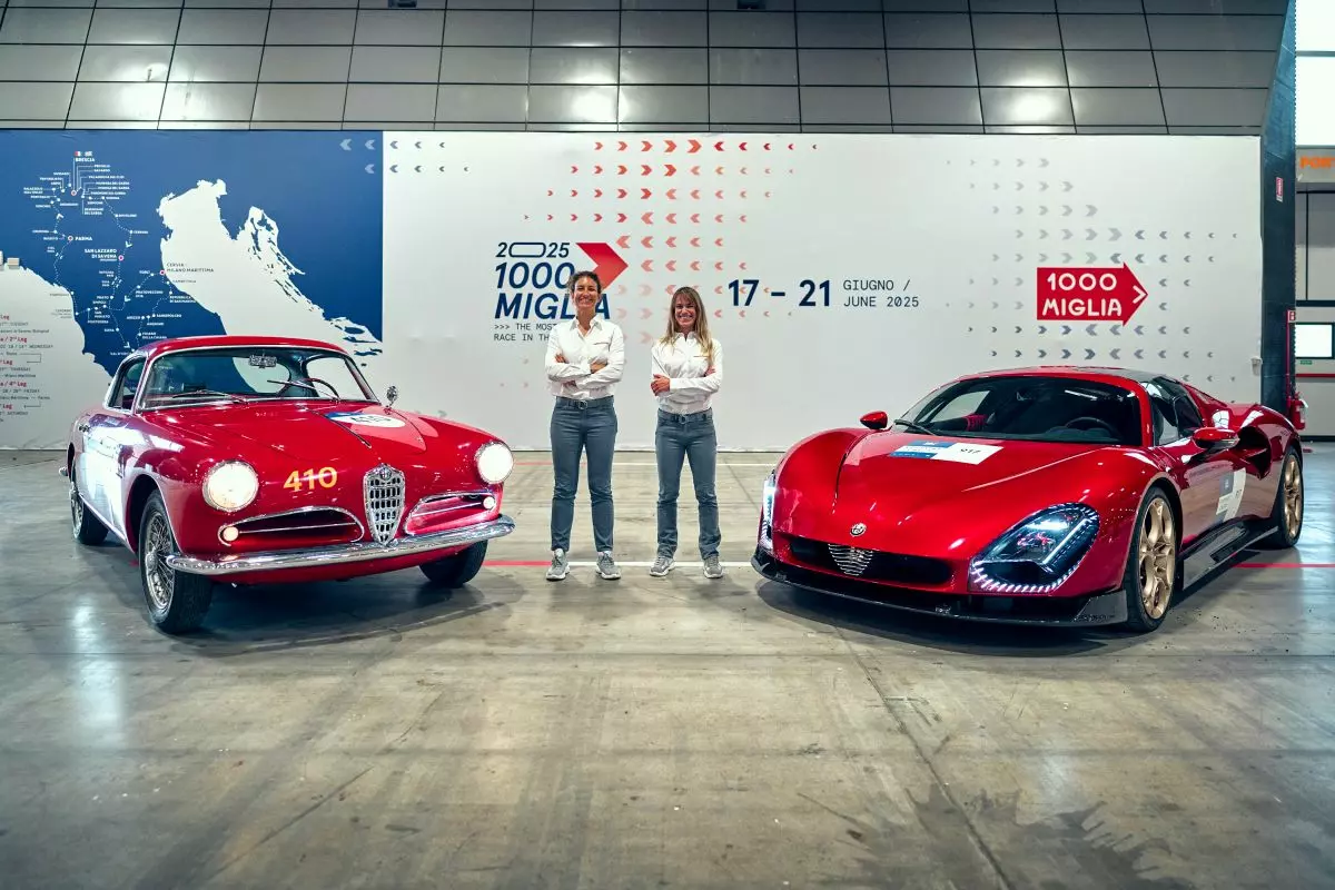 Al via la 1000 Miglia di Alfa Romeo e Luna Rossa Al via la 1000 Miglia di Alfa Romeo e Luna Rossa