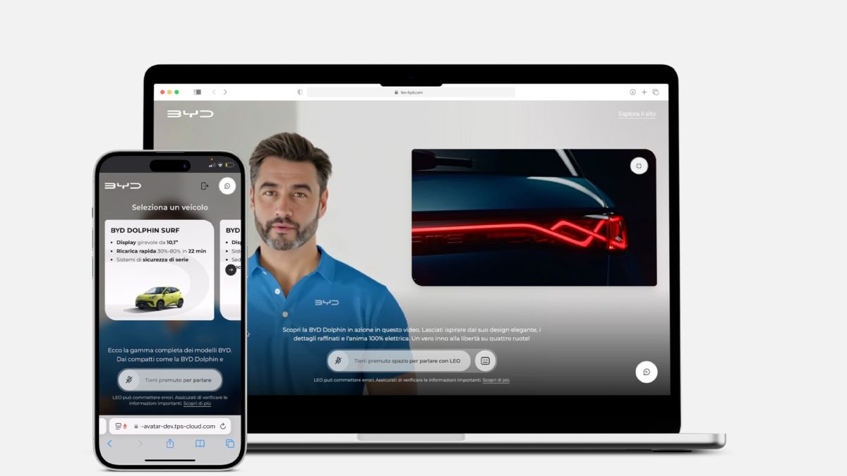 BYD presenta Leo, il nuovo Avatar AI che rivoluziona scelta auto ideale BYD presenta Leo, il nuovo Avatar AI che rivoluziona scelta auto ideale