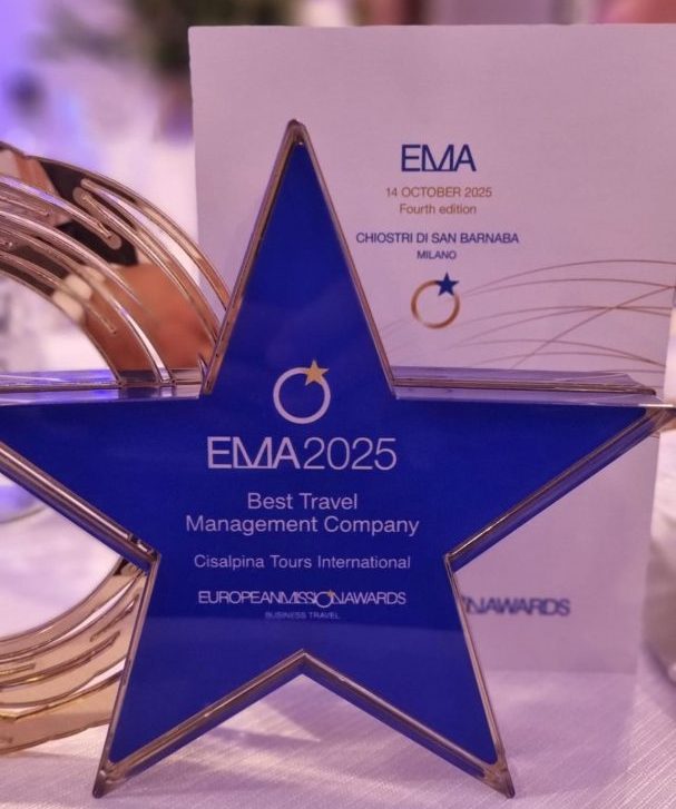 Cti premiata come Best Travel Management Company agli European Mission Awards 2025 Cti premiata come Best Travel Management Company agli European Mission Awards 2025