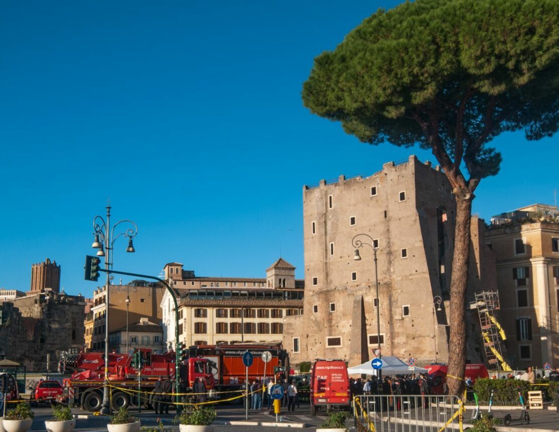 Roma, approvato lo schema di convenzione per la messa in sicurezza della Torre dei Conti