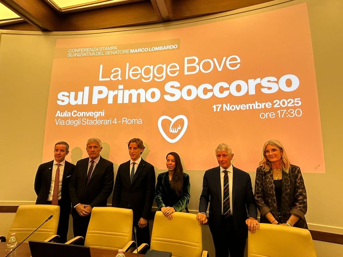 Presentato in Senato il disegno di legge Bove sul primo soccorso “Combattiamo la disinformazione”