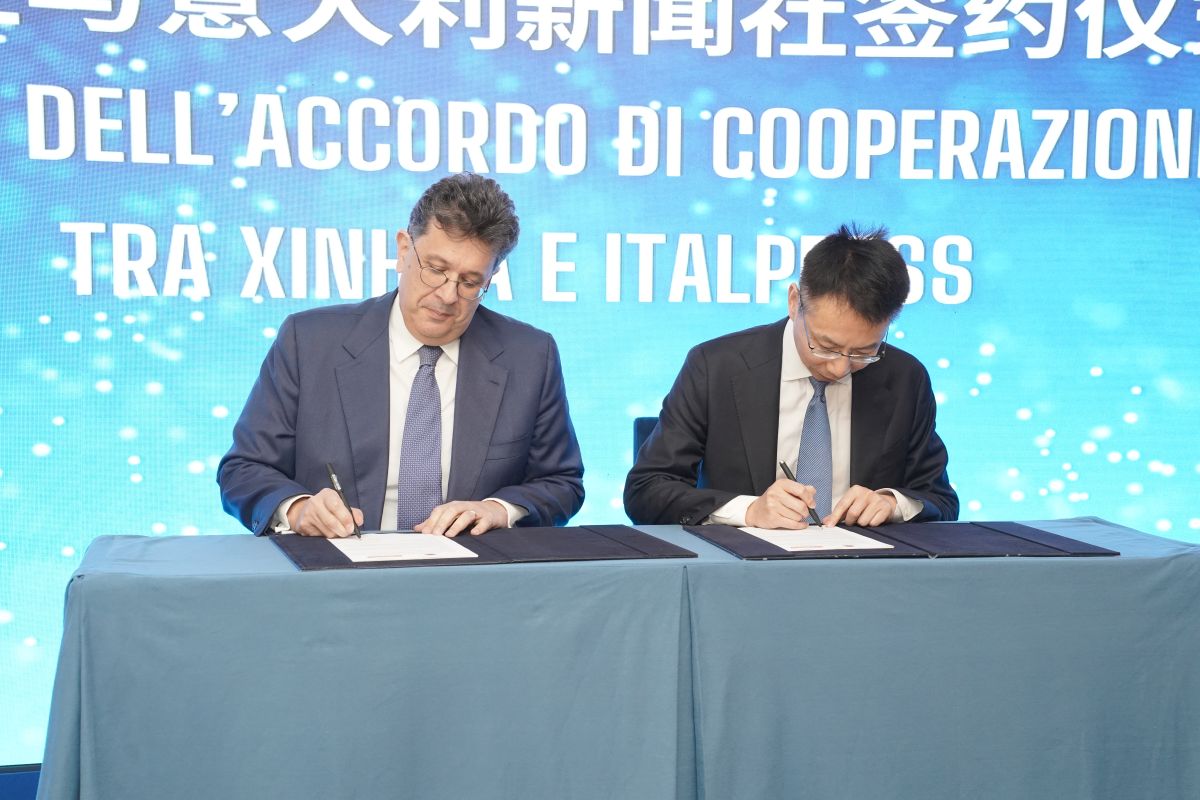 A Roma forum Cina-Italia dei media, siglato accordo cooperazione Xinhua-Italpress