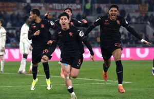Torino ai quarti di finale di Coppa Italia, Roma battuta 3-2 all’Olimpico