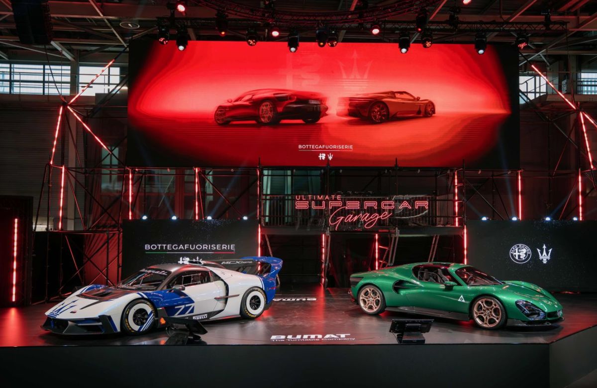 BottegaFuoriserie brilla ad Ultimate Supercar Garage con Alfa Romeo e Maserati