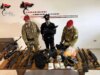 Arsenale e esplosivi in casa a Oschiri, un arresto