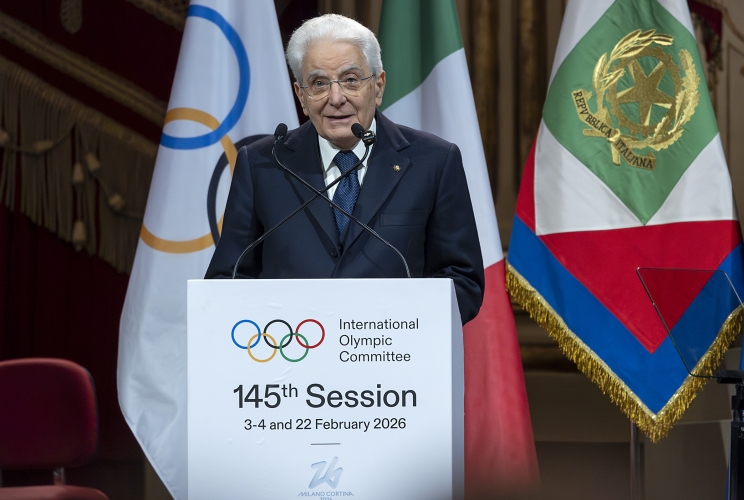 Mattarella apre a Milano la 145esima sessione del Cio: “Chiediamo con determinazione di rispettare la tregua olimpica” / Foto e Video
