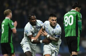 Inter travolgente a Reggio Emilia, 5-0 al Sassuolo e +8 sul Milan