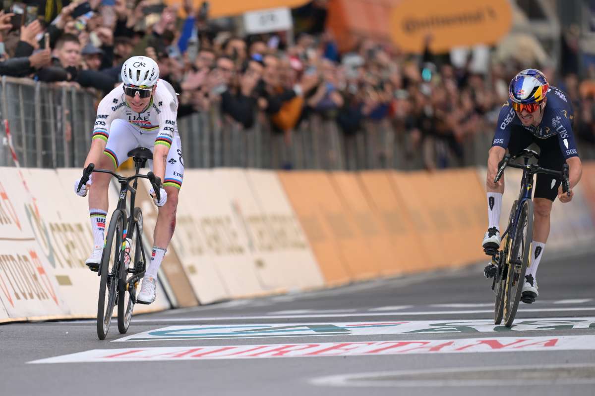 Pogacar cade e trionfa, sua per la prima volta la Milano-Sanremo