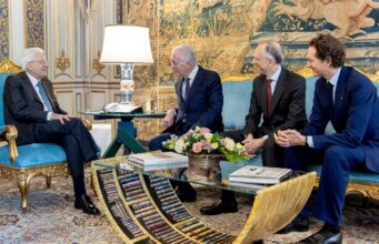 La Ferrari Luce presentata al presidente della Repubblica Sergio Mattarella