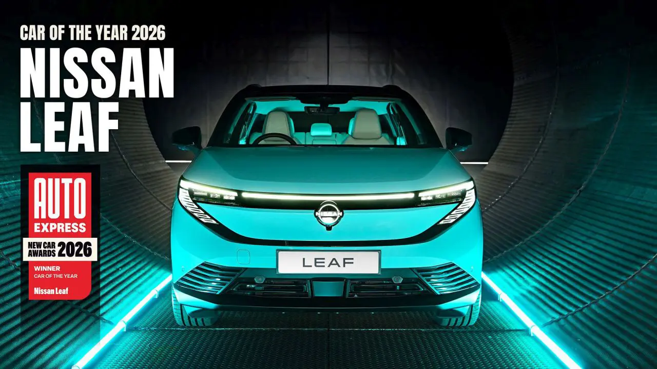 Nuova Nissan Leaf eletta “Auto dell’anno 2026” da Auto Express