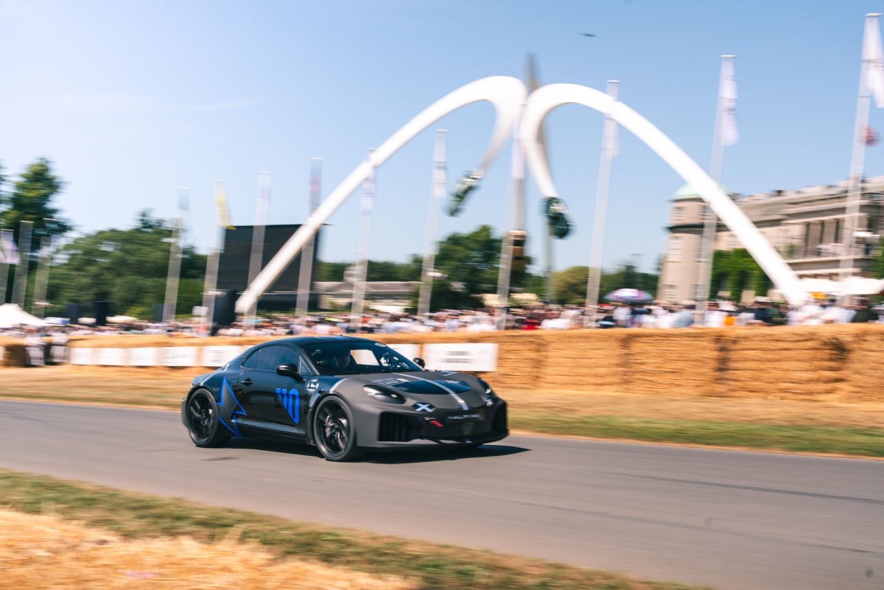 Alpine A110 Future debutta a Goodwood