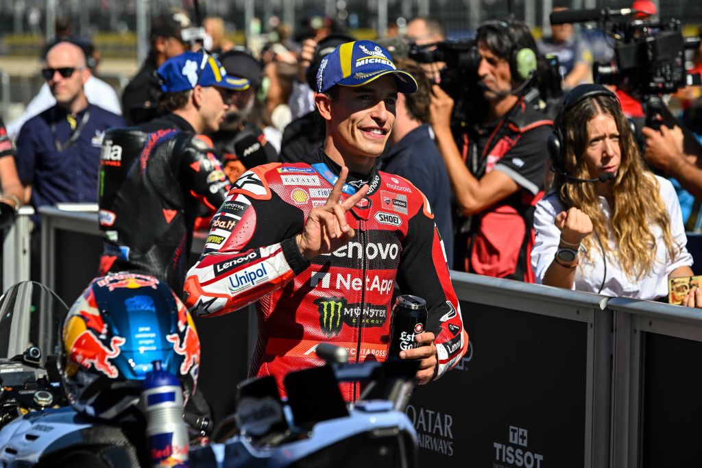 Marc Marquez precede Acosta al Gp di Aragon, terzo Bezzecchi